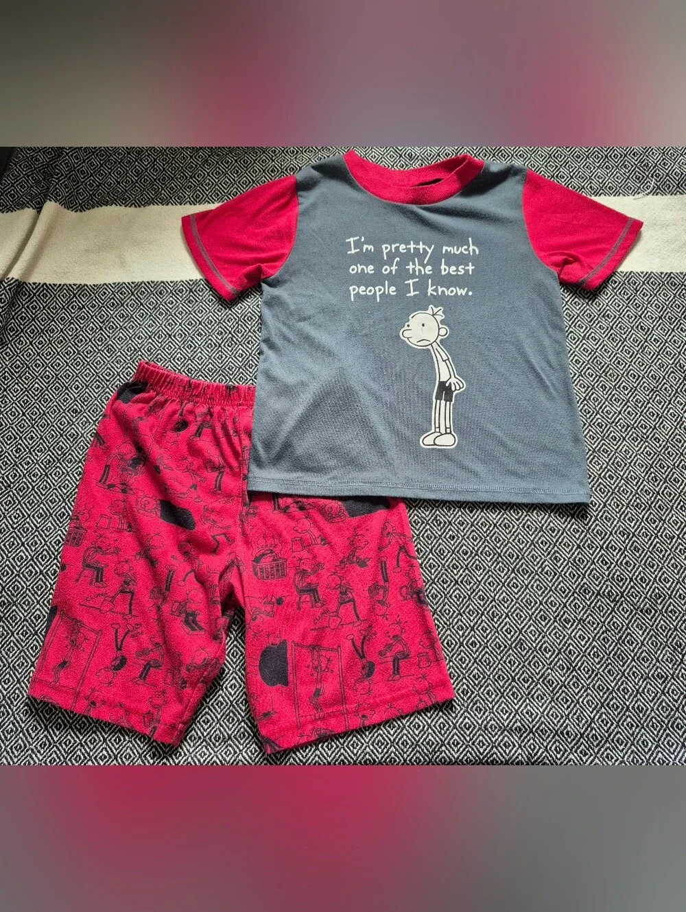 Diary of a Wimpy Kid Pajama Set Size 6